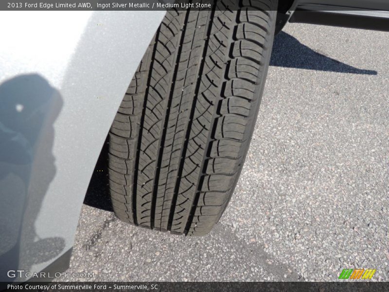 Ingot Silver Metallic / Medium Light Stone 2013 Ford Edge Limited AWD