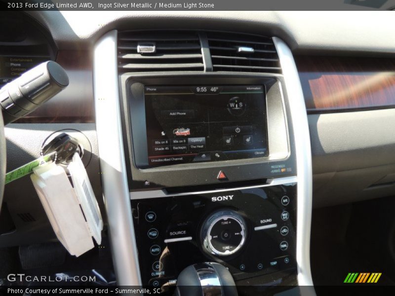 Ingot Silver Metallic / Medium Light Stone 2013 Ford Edge Limited AWD