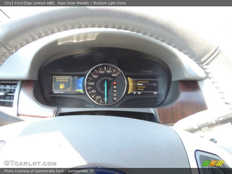 Ingot Silver Metallic / Medium Light Stone 2013 Ford Edge Limited AWD