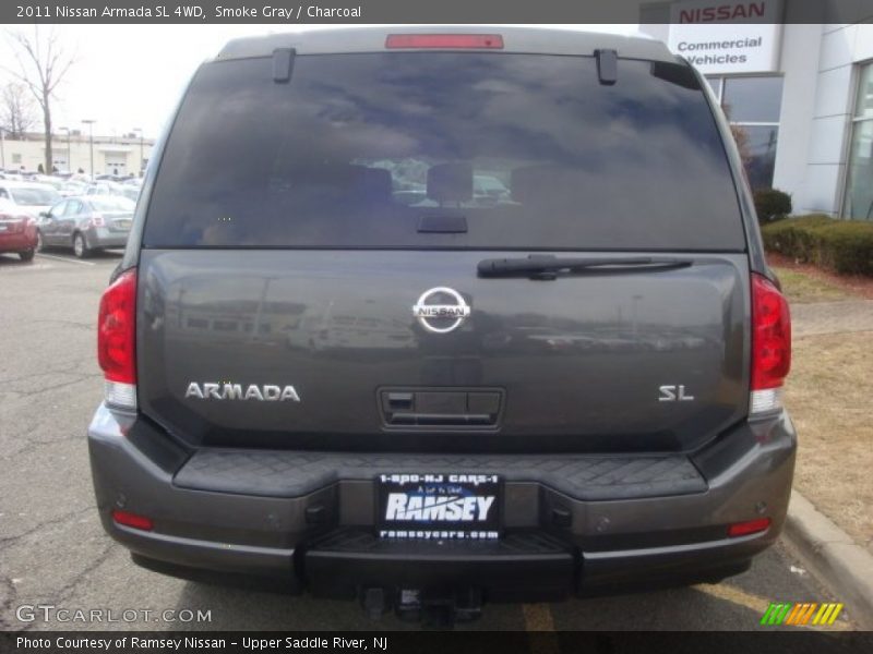 Smoke Gray / Charcoal 2011 Nissan Armada SL 4WD