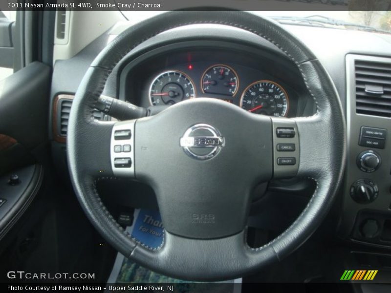Smoke Gray / Charcoal 2011 Nissan Armada SL 4WD