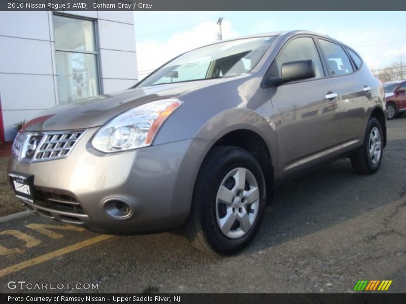 Gotham Gray / Gray 2010 Nissan Rogue S AWD