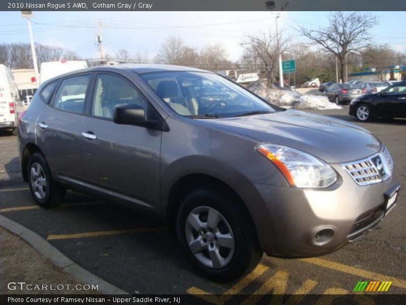 Gotham Gray / Gray 2010 Nissan Rogue S AWD