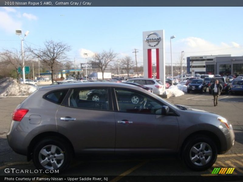 Gotham Gray / Gray 2010 Nissan Rogue S AWD