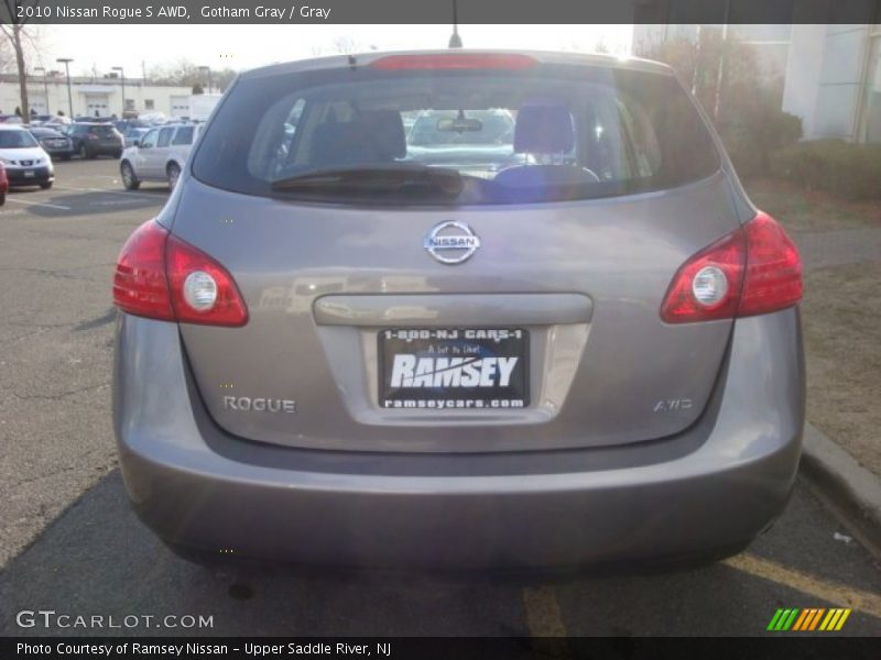 Gotham Gray / Gray 2010 Nissan Rogue S AWD