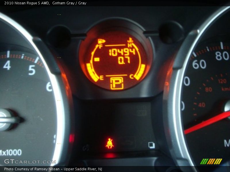 Gotham Gray / Gray 2010 Nissan Rogue S AWD