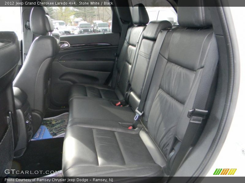 Stone White / Black 2012 Jeep Grand Cherokee Laredo 4x4