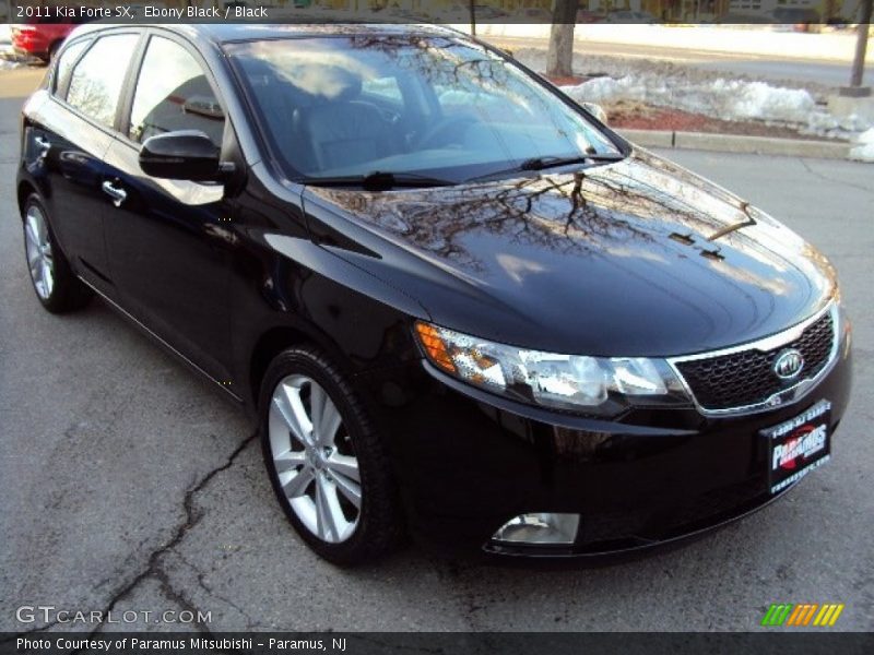 Ebony Black / Black 2011 Kia Forte SX