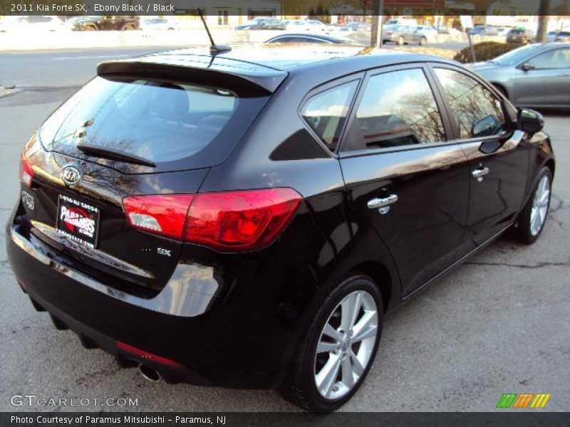 Ebony Black / Black 2011 Kia Forte SX