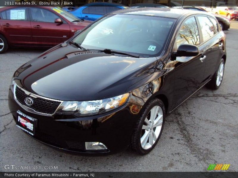 Ebony Black / Black 2011 Kia Forte SX