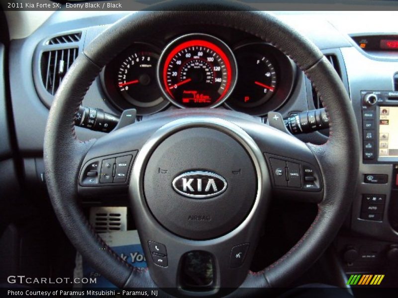 Ebony Black / Black 2011 Kia Forte SX