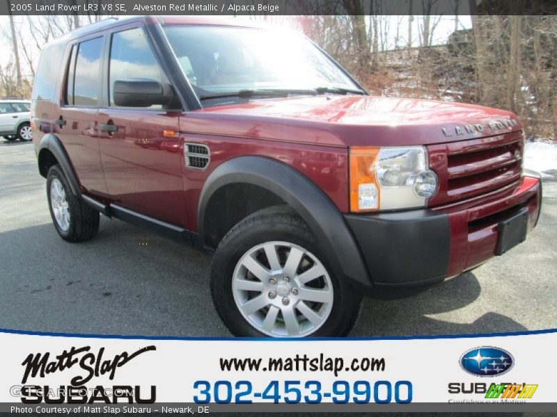 Alveston Red Metallic / Alpaca Beige 2005 Land Rover LR3 V8 SE
