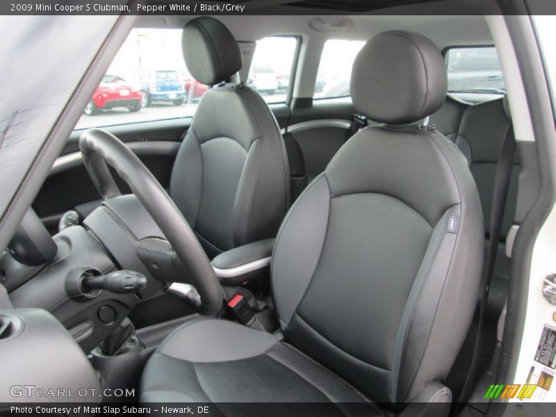 Pepper White / Black/Grey 2009 Mini Cooper S Clubman