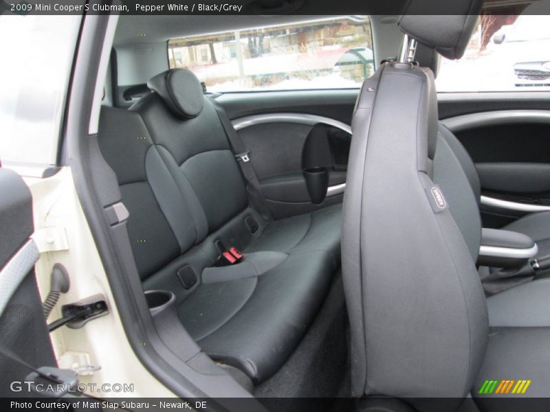 Pepper White / Black/Grey 2009 Mini Cooper S Clubman