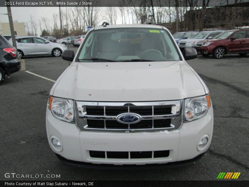 White Suede / Stone 2011 Ford Escape XLT V6