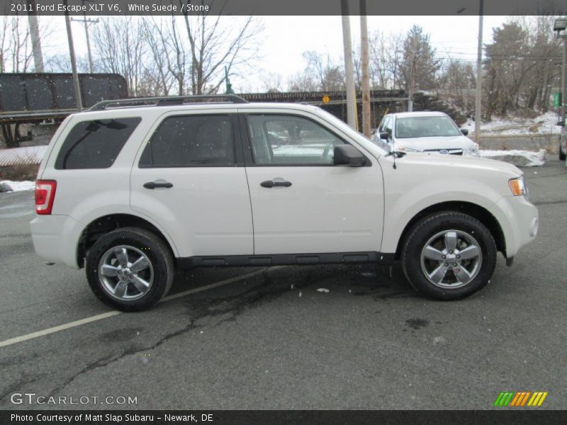 White Suede / Stone 2011 Ford Escape XLT V6