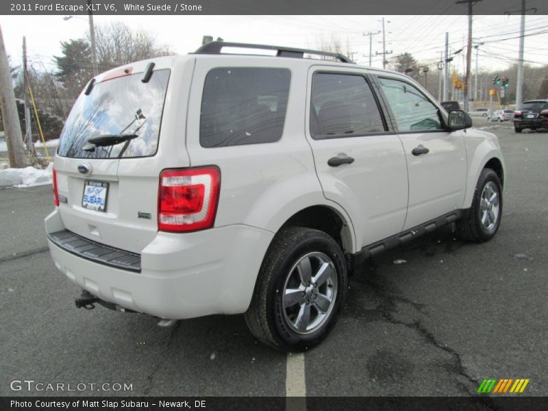 White Suede / Stone 2011 Ford Escape XLT V6