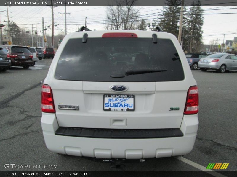 White Suede / Stone 2011 Ford Escape XLT V6