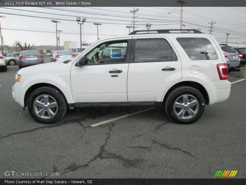 White Suede / Stone 2011 Ford Escape XLT V6