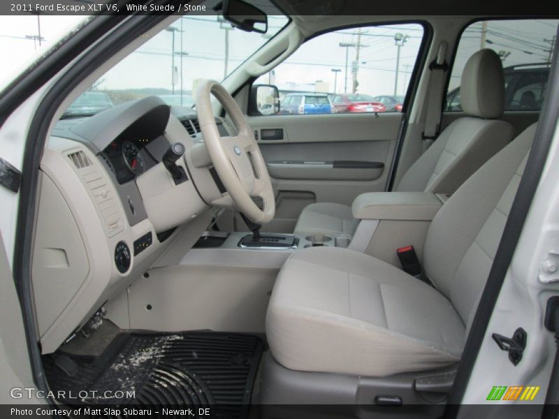White Suede / Stone 2011 Ford Escape XLT V6