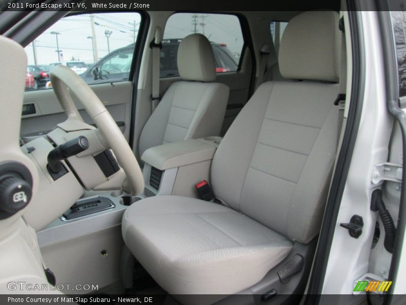 White Suede / Stone 2011 Ford Escape XLT V6