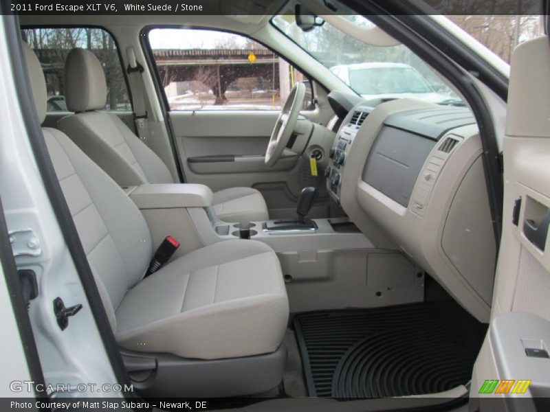 White Suede / Stone 2011 Ford Escape XLT V6