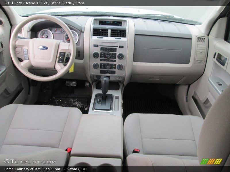 White Suede / Stone 2011 Ford Escape XLT V6
