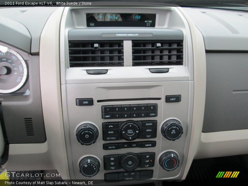 White Suede / Stone 2011 Ford Escape XLT V6