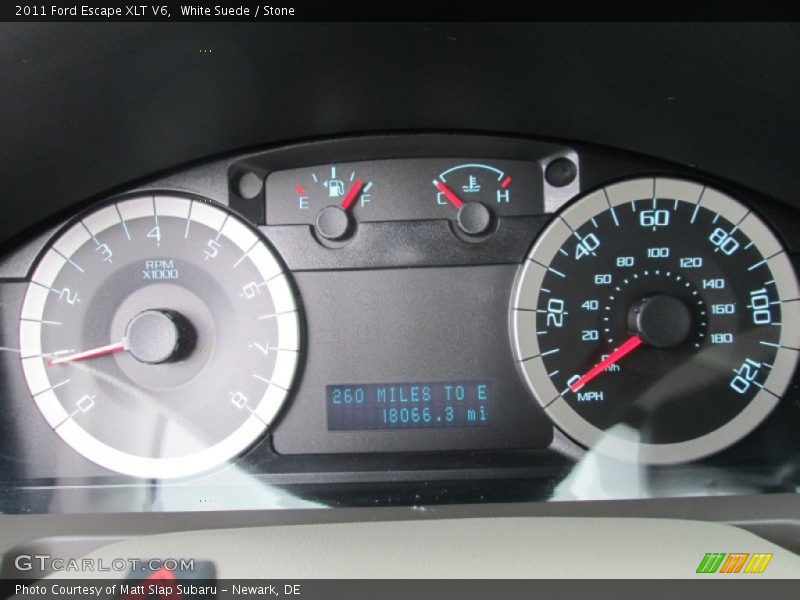 White Suede / Stone 2011 Ford Escape XLT V6