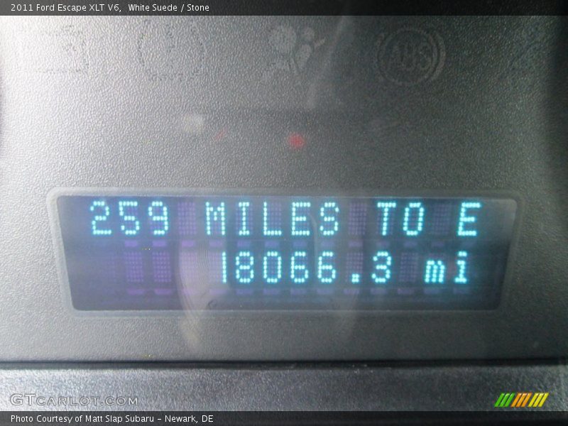White Suede / Stone 2011 Ford Escape XLT V6