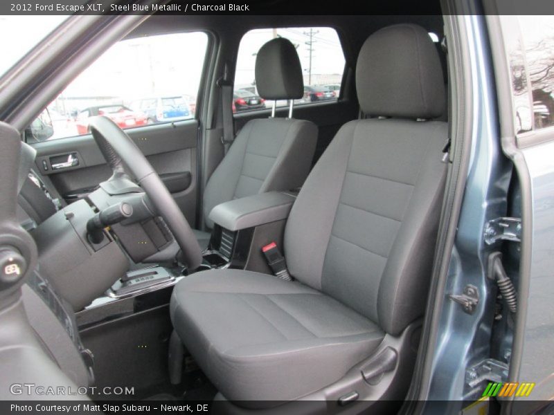 Steel Blue Metallic / Charcoal Black 2012 Ford Escape XLT
