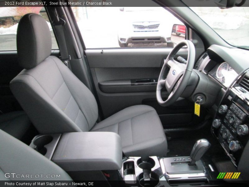Steel Blue Metallic / Charcoal Black 2012 Ford Escape XLT