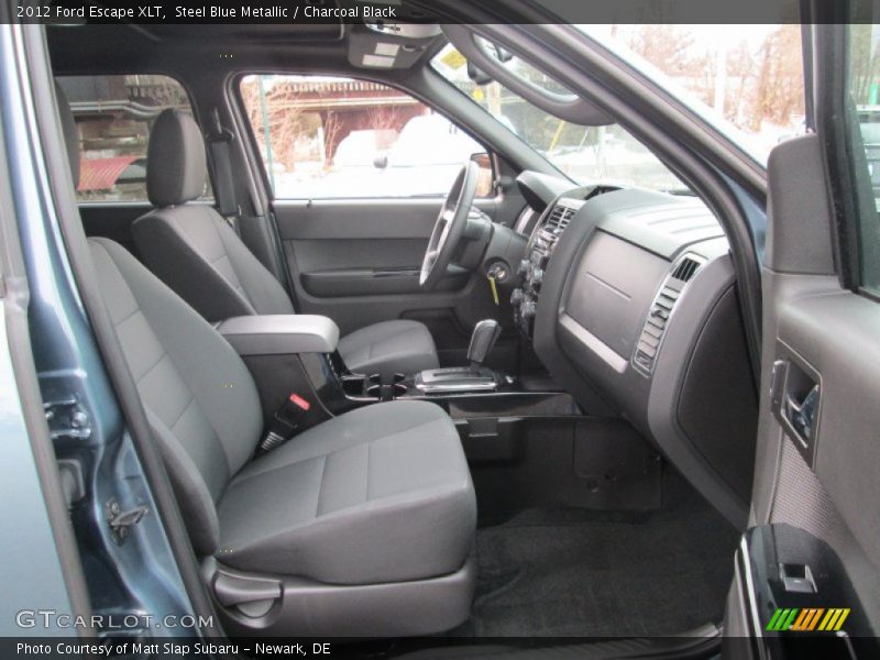 Steel Blue Metallic / Charcoal Black 2012 Ford Escape XLT