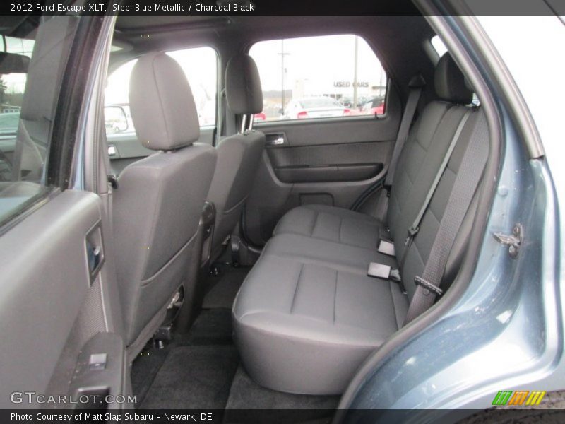 Steel Blue Metallic / Charcoal Black 2012 Ford Escape XLT