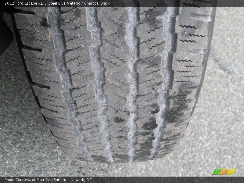 Steel Blue Metallic / Charcoal Black 2012 Ford Escape XLT
