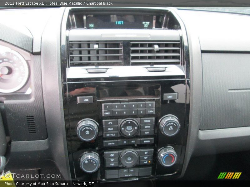 Steel Blue Metallic / Charcoal Black 2012 Ford Escape XLT