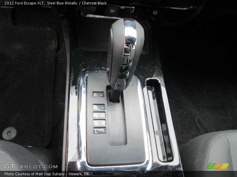 Steel Blue Metallic / Charcoal Black 2012 Ford Escape XLT