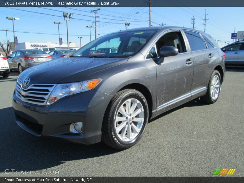 Magnetic Gray Metallic / Light Gray 2011 Toyota Venza I4 AWD
