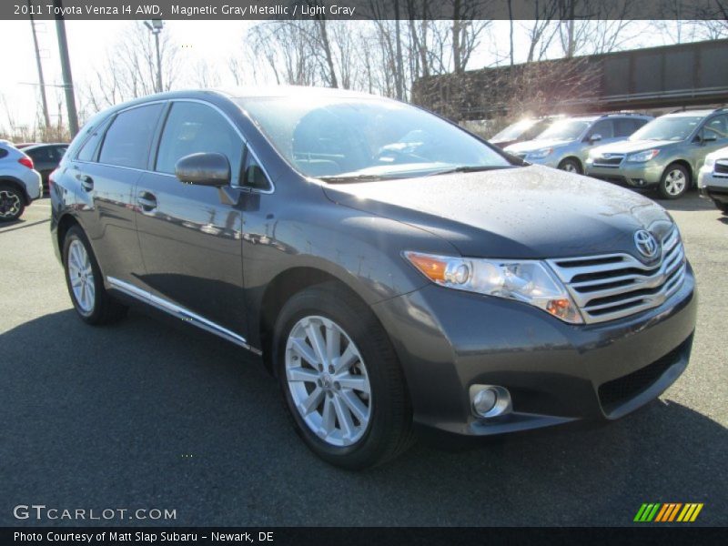 Magnetic Gray Metallic / Light Gray 2011 Toyota Venza I4 AWD
