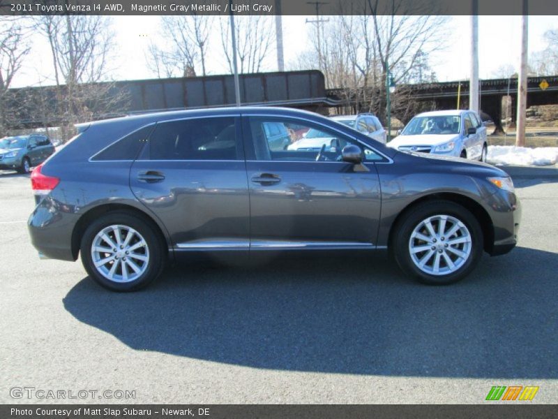 Magnetic Gray Metallic / Light Gray 2011 Toyota Venza I4 AWD