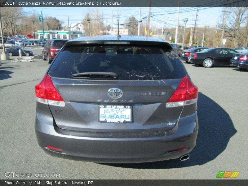 Magnetic Gray Metallic / Light Gray 2011 Toyota Venza I4 AWD