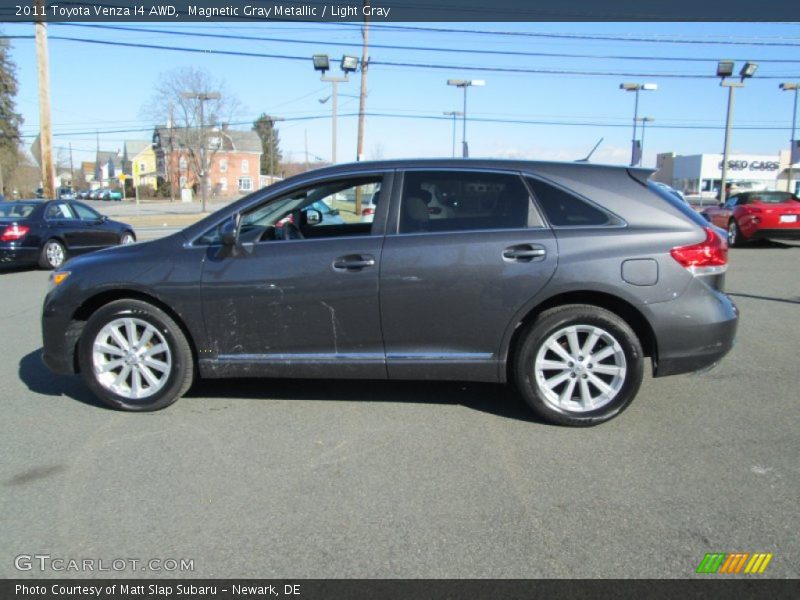 Magnetic Gray Metallic / Light Gray 2011 Toyota Venza I4 AWD