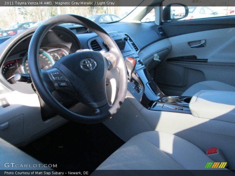 Magnetic Gray Metallic / Light Gray 2011 Toyota Venza I4 AWD
