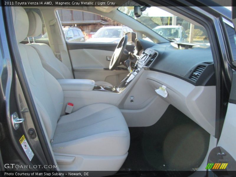 Magnetic Gray Metallic / Light Gray 2011 Toyota Venza I4 AWD