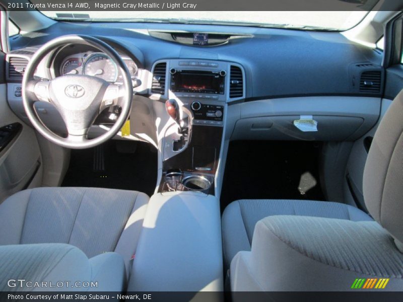 Magnetic Gray Metallic / Light Gray 2011 Toyota Venza I4 AWD