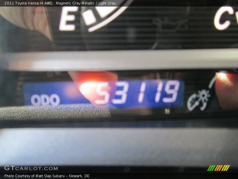 Magnetic Gray Metallic / Light Gray 2011 Toyota Venza I4 AWD