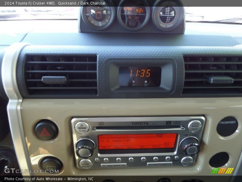 Quicksand / Dark Charcoal 2014 Toyota FJ Cruiser 4WD