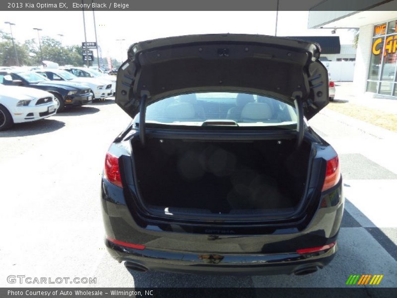 Ebony Black / Beige 2013 Kia Optima EX