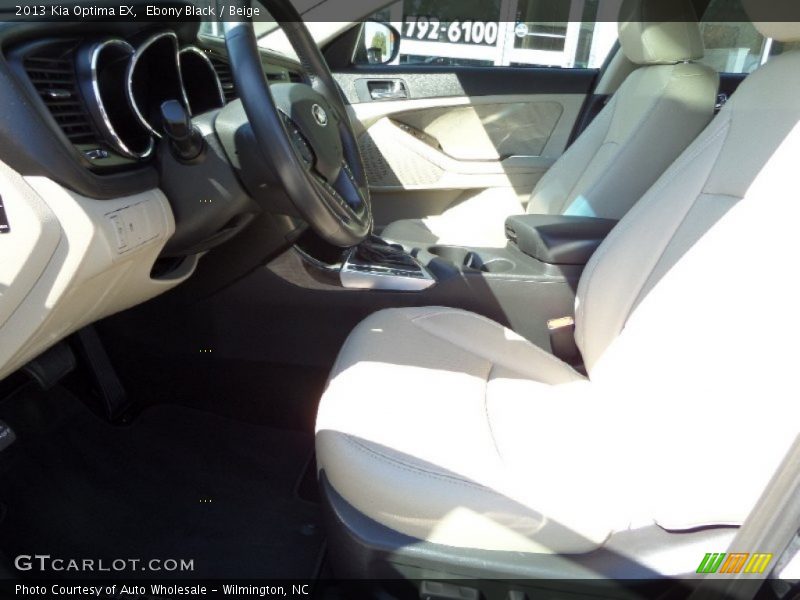 Ebony Black / Beige 2013 Kia Optima EX