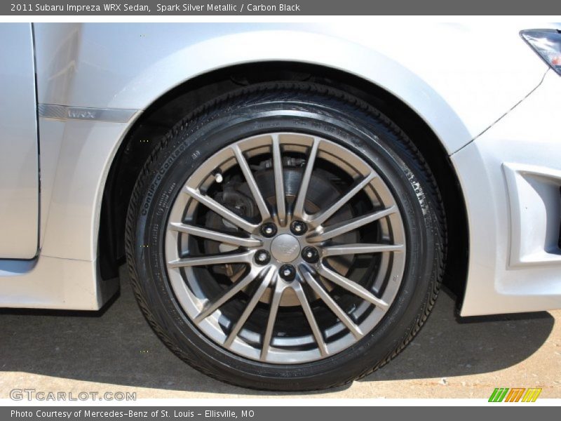 Spark Silver Metallic / Carbon Black 2011 Subaru Impreza WRX Sedan